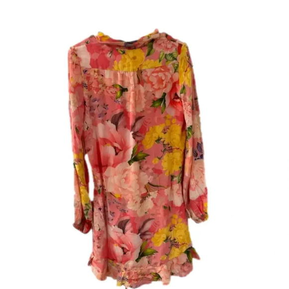 ROCOCO SAND Leona - 1044 Color Pink Women’s Size S Wrap Mini Dress NWT - Picture 4 of 13